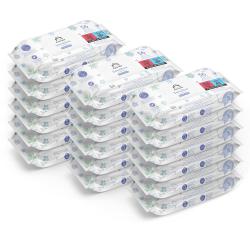 👶🌿 Amazon-Marke: Mama Bear Sensitive Baby Feuchttücher, Unparfümiert, 1008 Stück (18 Packungen mit 56) - Angebot! Angebot bei HelloDeals
