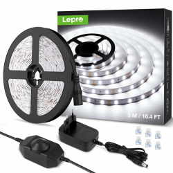🌟 Super Deal! Lepro LED Strip Kaltweiß 5M 🌈 Angebot bei HelloDeals