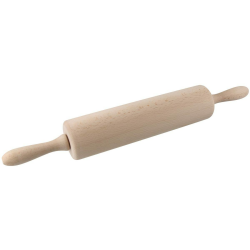 🍰👩‍🍳 Zenker Teigroller mit Gleitlager Ø 6 x 44 cm PATISSERIE - Backrolle aus Holz 🎂🍕 Angebot bei HelloDeals