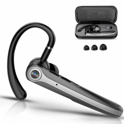 🎧 Bluetooth Headset V5.4 Wireless Freisprech Telefon mit CVC 8.0 und ENC Dual Mikrofon Angebot bei HelloDeals