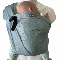 👶🌞 Minimonkey - Babytrage Mini Sling grün für Neugeborene ab der Geburt (0-2 Jahre) Angebot bei HelloDeals