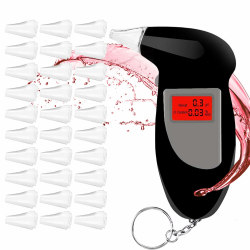 🚨🍻 Alkoholtester Polizeigenau mit 30 Mundstücke! 🍻🚨 Angebot bei HelloDeals