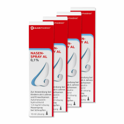 👃 ALIUD PHARMA Nasenspray AL 0,1%, Lösung 10 ml, 4 Packungen - Spezielles Angebot! Angebot bei HelloDeals
