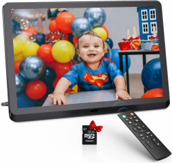 Angebot: FamBrow Digitaler Bilderrahmen 10 Zoll mit 32GB SD 📸 Angebot bei HelloDeals