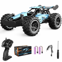 🚗 Pmgud Ferngesteuertes Auto, 2,4 GHz 1:18 Proportional 2WD 20+ km/h Hobby Offroad Monster RC Truck 🏁 Angebot bei HelloDeals