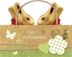 Lindt Schokolade GOLDHASEN Tasche Nature Edition | 100 g Tasche | 2 x 50 g Premium GOLDHASE Vollmilch-Schokolade 🐰🍫 Angebot bei HelloDeals