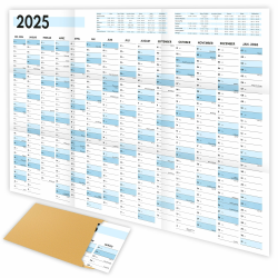 XXL Wandkalender 2025 groß (90x60cm) - Jahresplaner 2025 🗓️ Angebot bei HelloDeals
