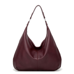 👜🌟 Ashioup Damenhandtasche Vintage PU-Leder Hobo-Tasche mit Reißverschluss Angebot bei HelloDeals