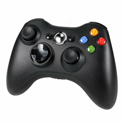 Diswoe Wireless Controller für Xbox 360 🎮 Gamepad 🕹️ Schwarz Angebot bei HelloDeals