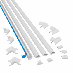 D-Line 2010KIT001 Micro+ Kabelkanal Selbstklebender - Weiß 🛠️🔌 Angebot bei HelloDeals