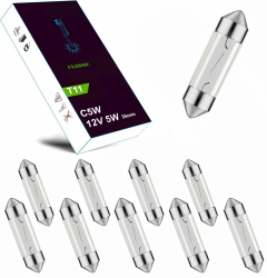 🌟🚗 LIGHTWORLD24 10 x Soffitte 12V 5W C5W SV8,5 36mm Glühlampe PKW Innenraum 🌟🚗 Angebot bei HelloDeals