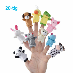🎉 Caiming Finger Plüschtier [20-TLG] Mitgebsel | Kindergeburtstag 🐻🐼🦁 Angebot bei HelloDeals