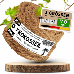 🌿 deli4you - Kokosseil Gartenseil für Pflanzen 🌴 Angebot bei HelloDeals