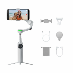 Insta360 Flow 2 Pro Creator Bundle Grau - Faltbarer AI Gimbal 📸🌟 Angebot bei HelloDeals