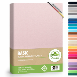 🌸 leevitex® Spannbettlaken 140x200cm - 160x200 cm | Spannbetttuch Bettlaken 🌸 Angebot bei HelloDeals