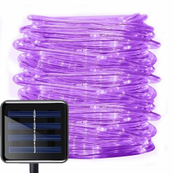 🌟DINOWIN Solar Lichtschlauch Außen - 100 LEDs Schlauch lichterkette - Wasserdicht & Energiesparend🌞 Angebot bei HelloDeals