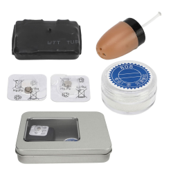 🕵️‍♂️ Tragbarer GSM-Ohrhörer, Unsichtbarer -Kopfhörer, Kabelloser -Ohrhörer mit Automatischer Telefonverbindung - Spezialangebot! Angebot bei HelloDeals