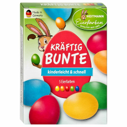 🐰 Ostern Sonderangebot: Eierfarben HEITMANN - 5 bunte Kaltfarben 🥚🎨 Angebot bei HelloDeals