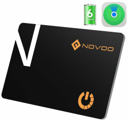 NOVOO Air Tag Karte Wallet Tracker Card Thin 1,6mm Smart Bluetooth Tag 6 Jahre Batterielebensdauer Angebot bei HelloDeals