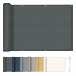 HENG FENG Balkon Sichtschutz 90x600cm,160g/㎡ PES UV-Schutz Balkonverkleidung 🌞🏡 Angebot bei HelloDeals