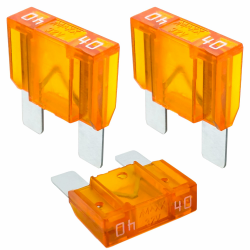 Tecside 40A KFZ Maxi Sicherungen | 3 Stück | 🔥🚗🔒 29mm Stecksicherungen für Stromdieb & Sicherungshalter Angebot bei HelloDeals