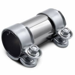 🚗 Doppelschelle Auspuffschelle Ø 55 mm x 125 mm Edelstahl Rohrverbinder 🛠️ Angebot bei HelloDeals