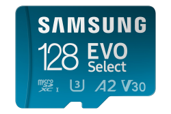 🚀 Samsung EVO Select (2024) microSD-Karte + SD-Adapter, 128 GB, Speicherkarte für Smartphone und Tablet Angebot bei HelloDeals