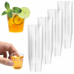100 Stück Schnapsgläser Plastik, 3cl/30ml Shotgläser 🥂 Angebot bei HelloDeals
