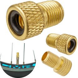 🚴 Fahrrad Ventil Adapter, 3 Stück - Blitz- und Prestaventil auf Autoventil Angebot bei HelloDeals