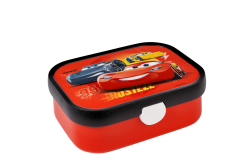 Mepal - Lunchbox Campus - Bento Lunchbox für Kinder - Brotdose mit Bento-Fach & Gabel - Meal Prep Box mit Clip-Verschluss - BPA-frei & Spülmaschinenfest - 750 ml - Cars Angebot bei HelloDeals