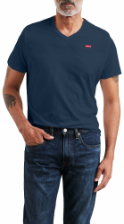 👕🔥 Levi's Herren Original Housemark V-Neck T-Shirt T-Shirt L Dress Blues - Nur 16.95€! Angebot bei HelloDeals