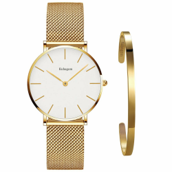 Kubagom Damen Uhren Set mit Armreif ⌚💫 Angebot bei HelloDeals