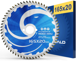 🌲 FALKENWALD Akku Sägeblatt 165x20 für Holz 🪚 - Kompatibel mit Bosch und Makita Angebot bei HelloDeals