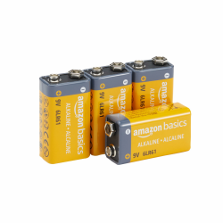 🔋 Amazon Basics Alkali-Batterien 9V 4er-Packung - Zuverlässige Leistung für Ihre Geräte! 🔋 Angebot bei HelloDeals