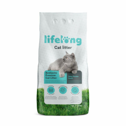 🐱🌿 Amazon-Marke: Lifelong Bentonite klumpendes Baby Puder Duft Katzenstreu, 10L, 1er-Pack - Spezialangebot! Angebot bei HelloDeals