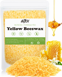 Premium Gelbe Bienenwachs Pastillen 200G/906G/2.3KG 🕯️🐝 Angebot bei HelloDeals