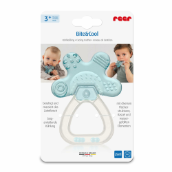 😎 Bite&Cool Kühlbeißring für Babys - Schmerzlindernd und Motorisch fördernd Angebot bei HelloDeals