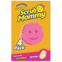 Scrub Daddy Scrub Mommy Putzschwamm 4er Pack Assortiert 😊🧼 Angebot bei HelloDeals