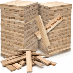 🌳 Easy-Sticks 3.0 Eiche – 210 Stück – Bastelholz OHNE Klebeband 🌟 Angebot bei HelloDeals