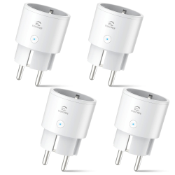 🔌🏡 Alexa Steckdose 4er Pack | EIGHTREE Smart WLAN Steckdose mit Strommessung & Sprachsteuerung Angebot bei HelloDeals