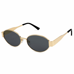 SOJOS Retro Sonnenbrille Damen Herren Oval Metal Trendy Classic UV400 Schutz Sonnenbrillen SJ1217 😎🕶️ Angebot bei HelloDeals