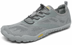 SAGUARO Unisex Minimalistische Barfußschuhe Traillaufschuhe 🏃‍♂️ Atmungsaktiv Schnell Trocknend Badeschuhe 42 EU Wolkengrau Angebot bei HelloDeals