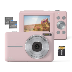 📷 1080P 44 MP Digitalkamera Camcorder Autofokus - Sonderangebot! Angebot bei HelloDeals