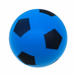 alldoro 63105 Schaumstoffball Fußball-Design Blau 20 cm für Kinder ab 18 Monaten Angebot bei HelloDeals