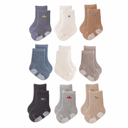 🧦 J Poqobog Rutschfeste Socken für Baby Mädchen Jungen 9 Paar Kinder 🛍️ Angebot bei HelloDeals