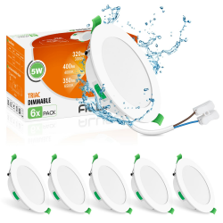 ALUSSO Einbaustrahler 230V Flach, 5W IP65 LED Einbauleuchten für Badezimmer Angebot bei HelloDeals