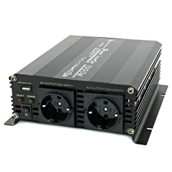 SOLARTRONICS Spannungswandler NM1000 12V 1000 Watt SCHWARZ - 2000 Watt Spitzenleistung Angebot bei HelloDeals