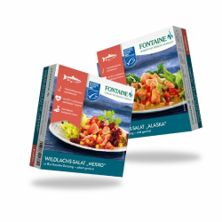 Fontaine - Wildlachs-Salat Bundle - 2 Sorten (je 3 Dosen) - 6er Pack 🐟🥗 - Premium Lachsfilets als Asia- oder Mexico Salat Angebot bei HelloDeals