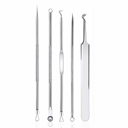 Rnitle Mitesserentferner Komedonenquetscher Set 🌟 Akne Whiteheads Blackhead Remover Angebot bei HelloDeals