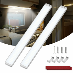 🌟 Superhelle 228 LED Leiste 12V 10W, 2 Stück 2000LM Wohnmobil Lampe 🚗 Angebot bei HelloDeals